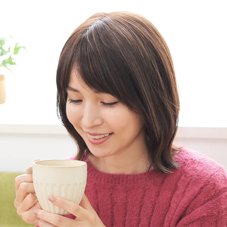 ��×p�E�B�b�O�E���~�[/���~�[�v���~�A��/���l�b�^�~�f�B �ѐ�̊O�n�l���_�炩�������A�������������Ă�i�`�������~�f�B�X�^�C���̃E�B�b�O